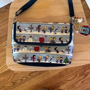 Harvey’s Peanuts Themed Christmas Crossbody Bag - Multicolor
